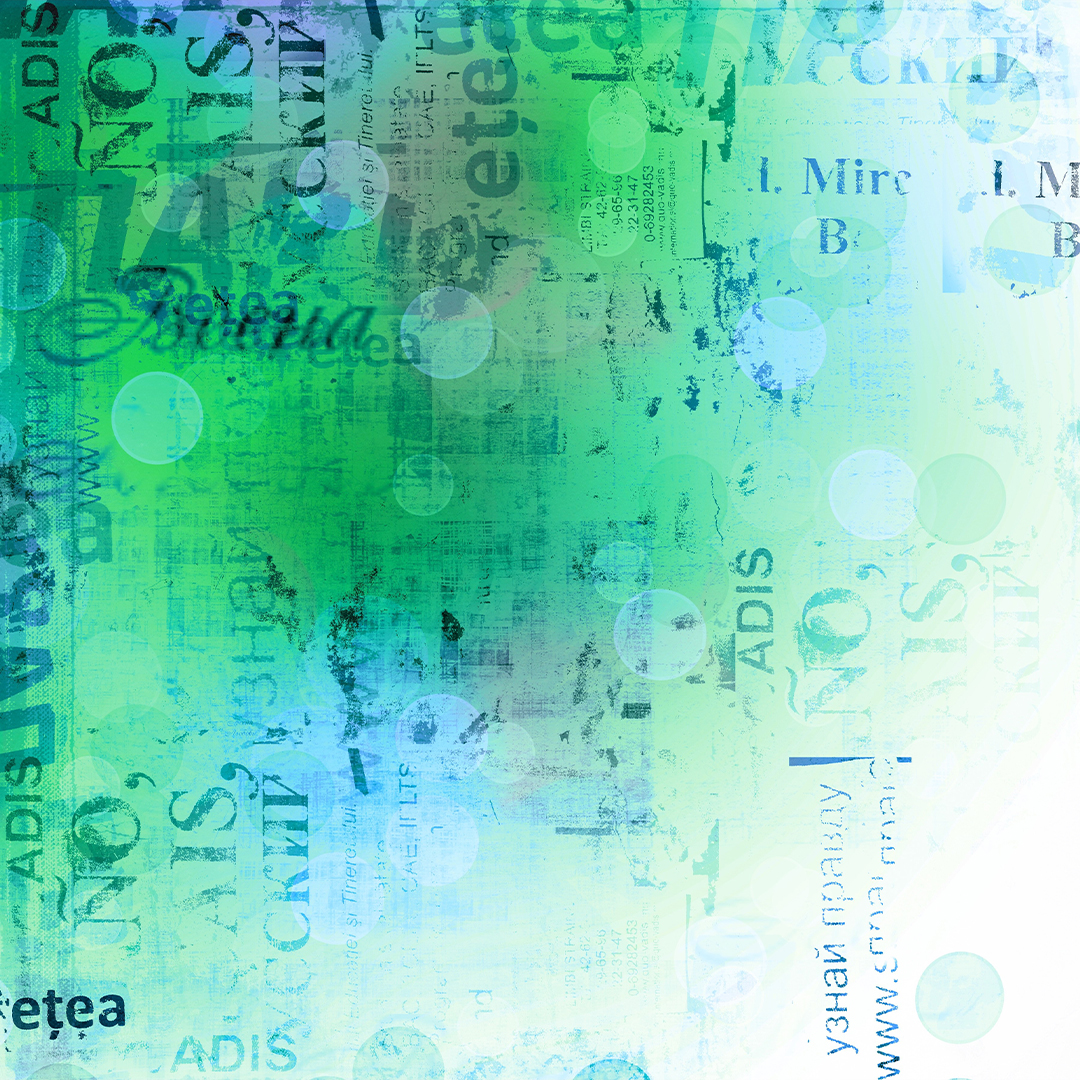 Etter Art Paper Letter Dots Greenish