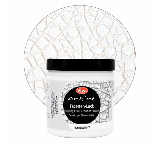 Facettenlack Crackling Color Transparent 250 g