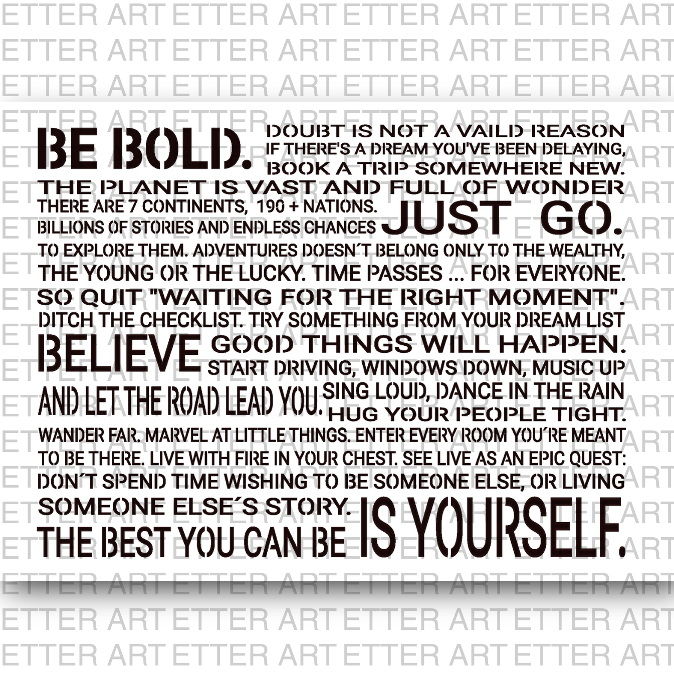STATEMENT - BE BOLD (EN)